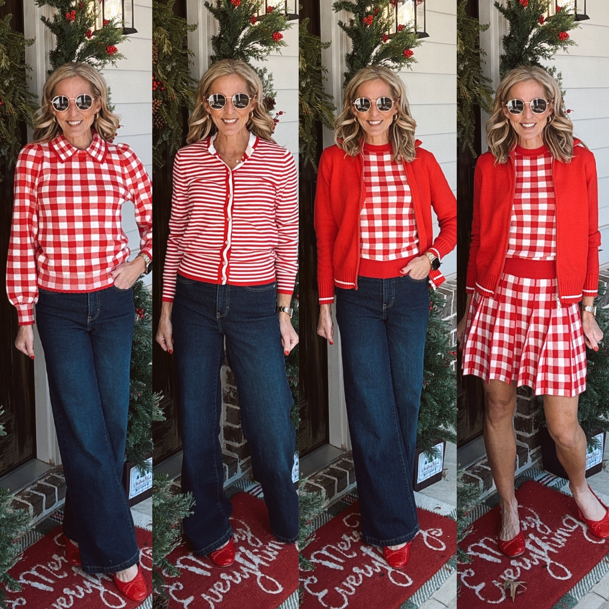 Festive doesn’t have to be fussy 🎁
These new Free Assembly arrivals from Walmart are proof that you can elevate your closet and stay on budget. Relaxed, comfortable, and easy to style, every piece here mixes and matches effortlessly — perfect for layering, dressing up, or keeping it casual.

From cozy knits to classic plaids (and yes, my go-to Walmart jeans), everything you see here is under $30 and made for real life. Budget-friendly, festive finds you’ll reach for all season long.

This Free Assembly line tends to sell out fast, so grab the pieces you love while you can …. Wearing a size extra small and all of the pieces and a size 0 in the jeans.  All Walmart.  

#LTKHoliday #LTKdayinmylife #LTKgrwm