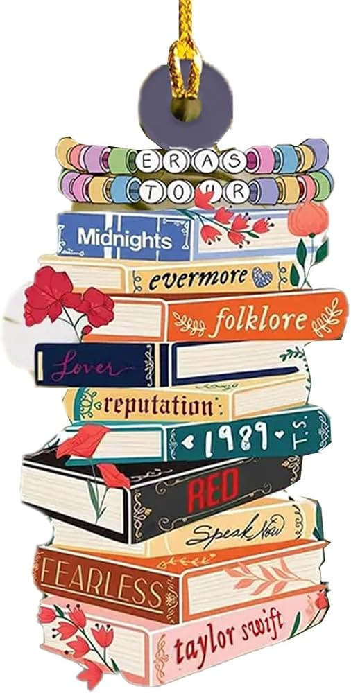 Taylor Christmas Ornament, ERAS Tour 2023 Ornament, Album Books Ornaments, Tour Christmas Tree Or... | Amazon (US)