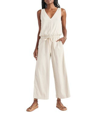Kali V-Neck Sleeveless Wide Leg Jumpsuit | Dillard's
