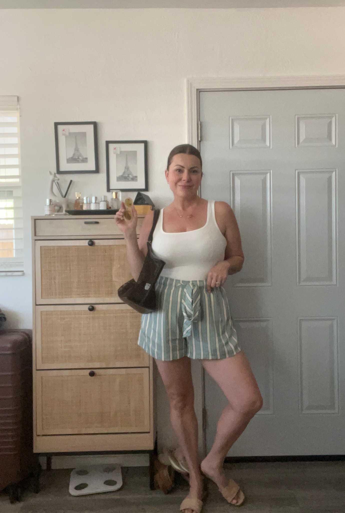 Spring outfit
Mom outfit
School drop off outfit 
Amazon tank top
Striped paper bag shorts 
Florida outfit 
Spring break outfit 





#LTKgrwm #LTKMidsize #LTKmomlife