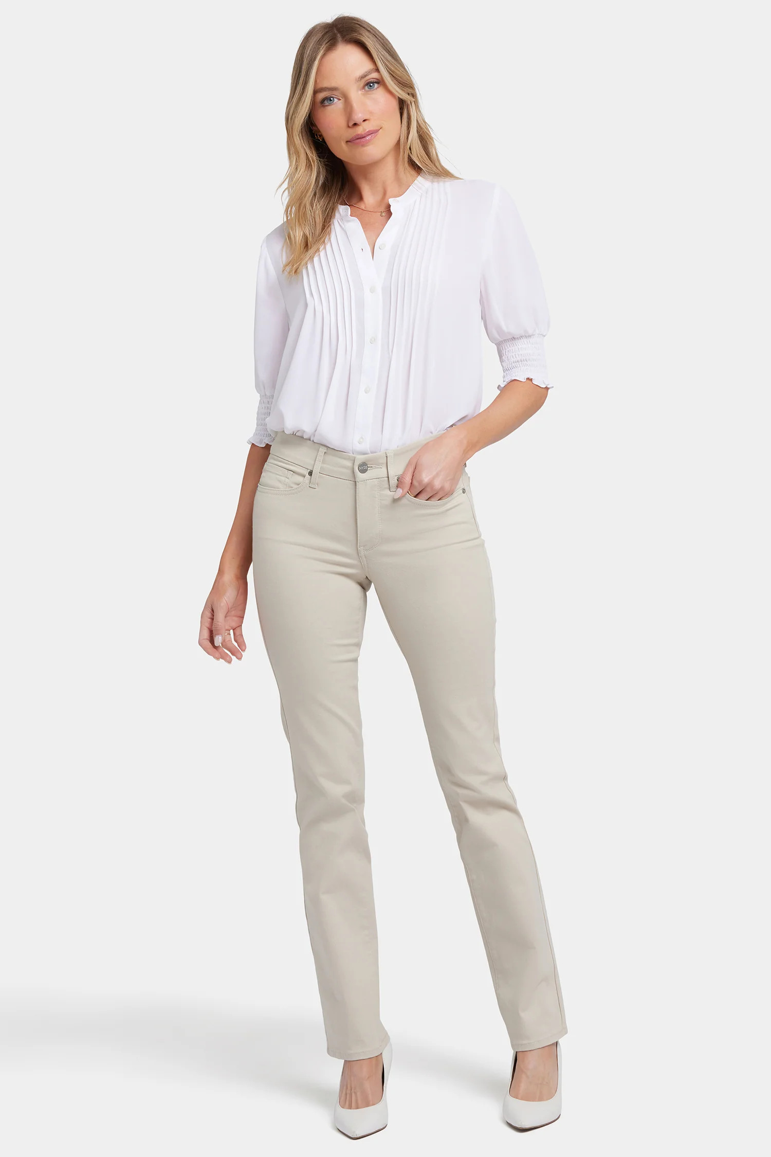 Waist-Match™ Marilyn Straight Jeans - Feather | NYDJ
