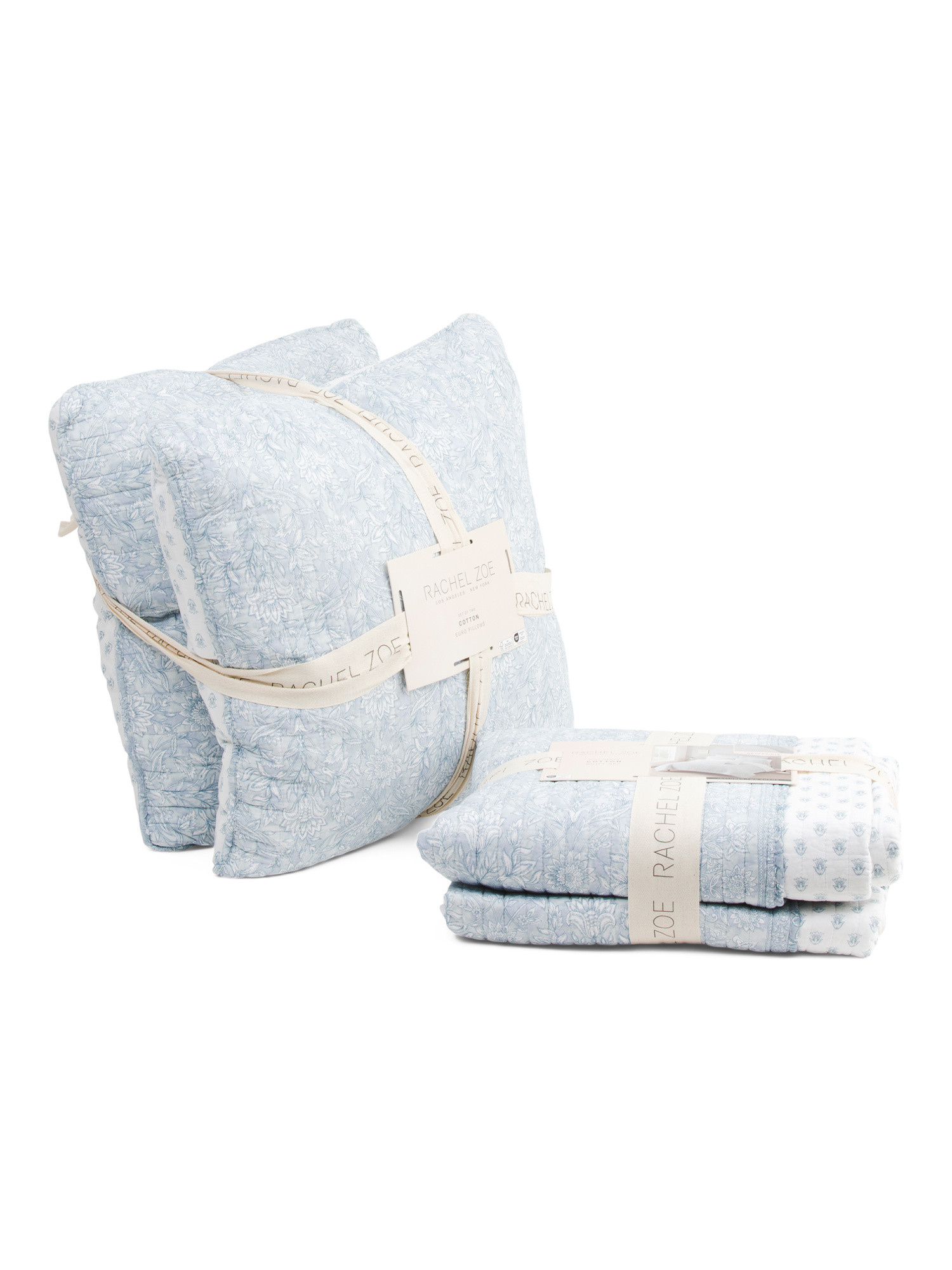 100pct Cotton Blue Jacobean Quilt Collection | TJ Maxx