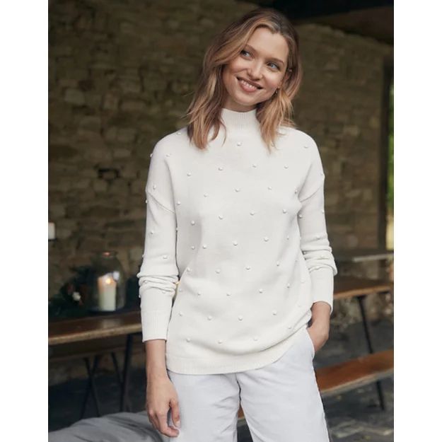 Bobble-Knit Jumper | Jumpers & Cardigans | The  White Company | The White Company (UK)