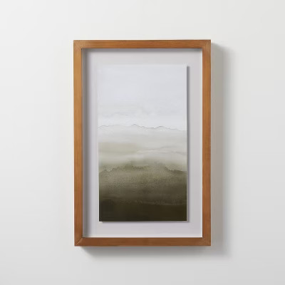 12" x 18" Abstract Watercolor Framed Wall Art - Hearth & Hand™ with Magnolia | Target