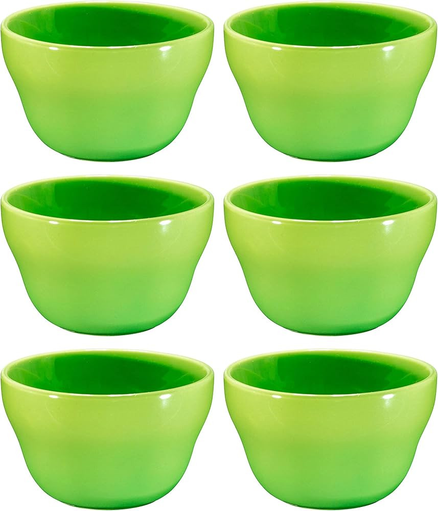 Bruntmor 8 oz Porcelain Bowls Set of 6 - for Ice Cream, Dessert, Soup, Small Side Dishes, Salad, ... | Amazon (US)