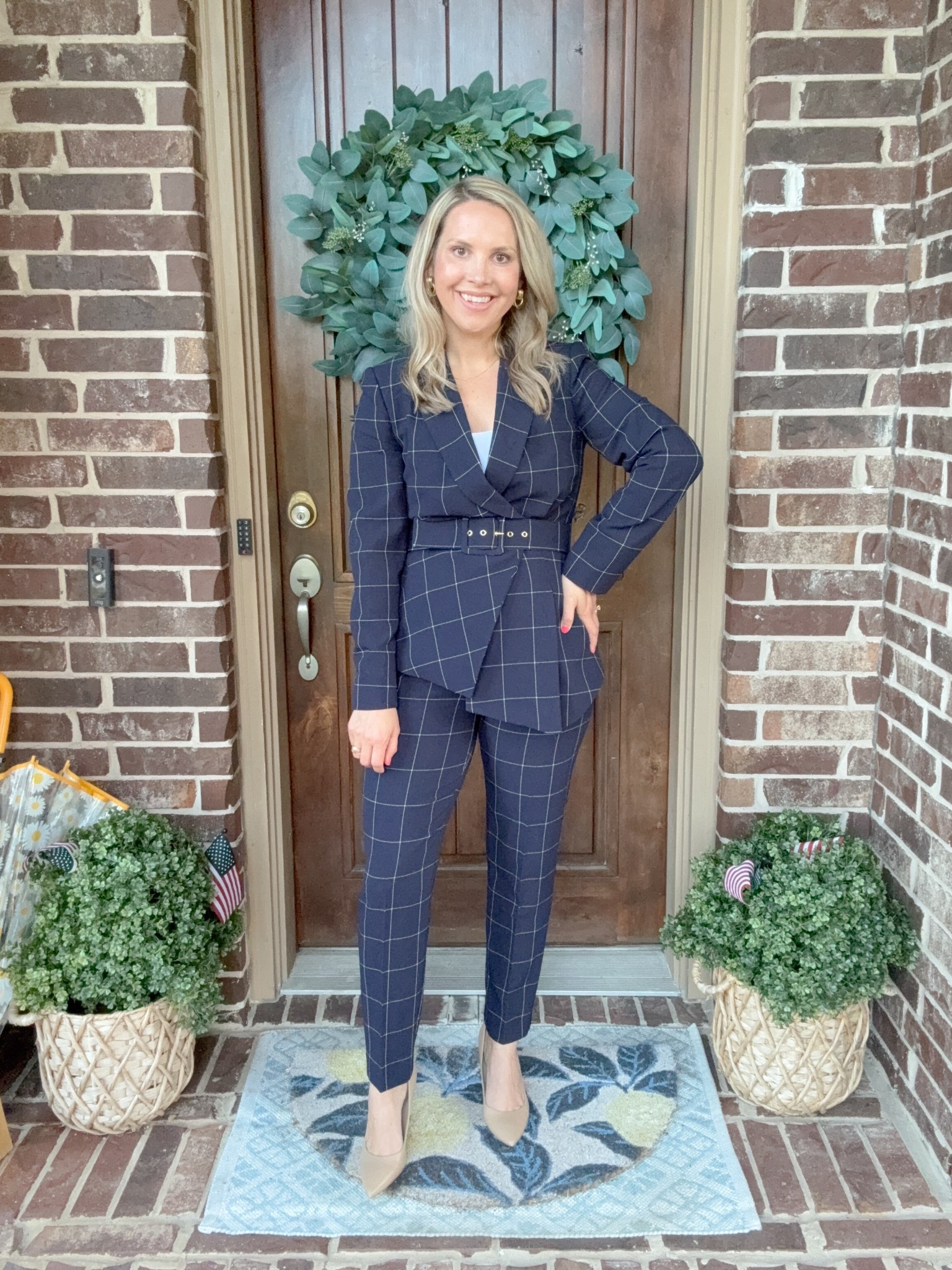 The boss babe outfit that I don’t regret buying as a 39 year old mom of 4. I received so many compliments on this suit today and my kids thought I looked like a spy. 😂 I’m wearing a size 6 suit and it fits TTS. 

Work outfit, workwear, Nordstrom 

#LTKWorkwear #LTKSaleAlert #LTKStyleTip