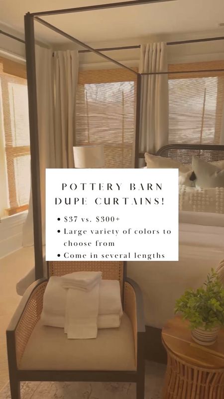 These are the best pottery barn dupe curtains out there! For $37 vs. $300, these are such a great find!! We have throughout our home and couldn’t be more pleased with the quality! If you are looking for an affordable curtains - these are it! Faux linen and blackout!

#LTKsalealert #LTKFind #LTKhome