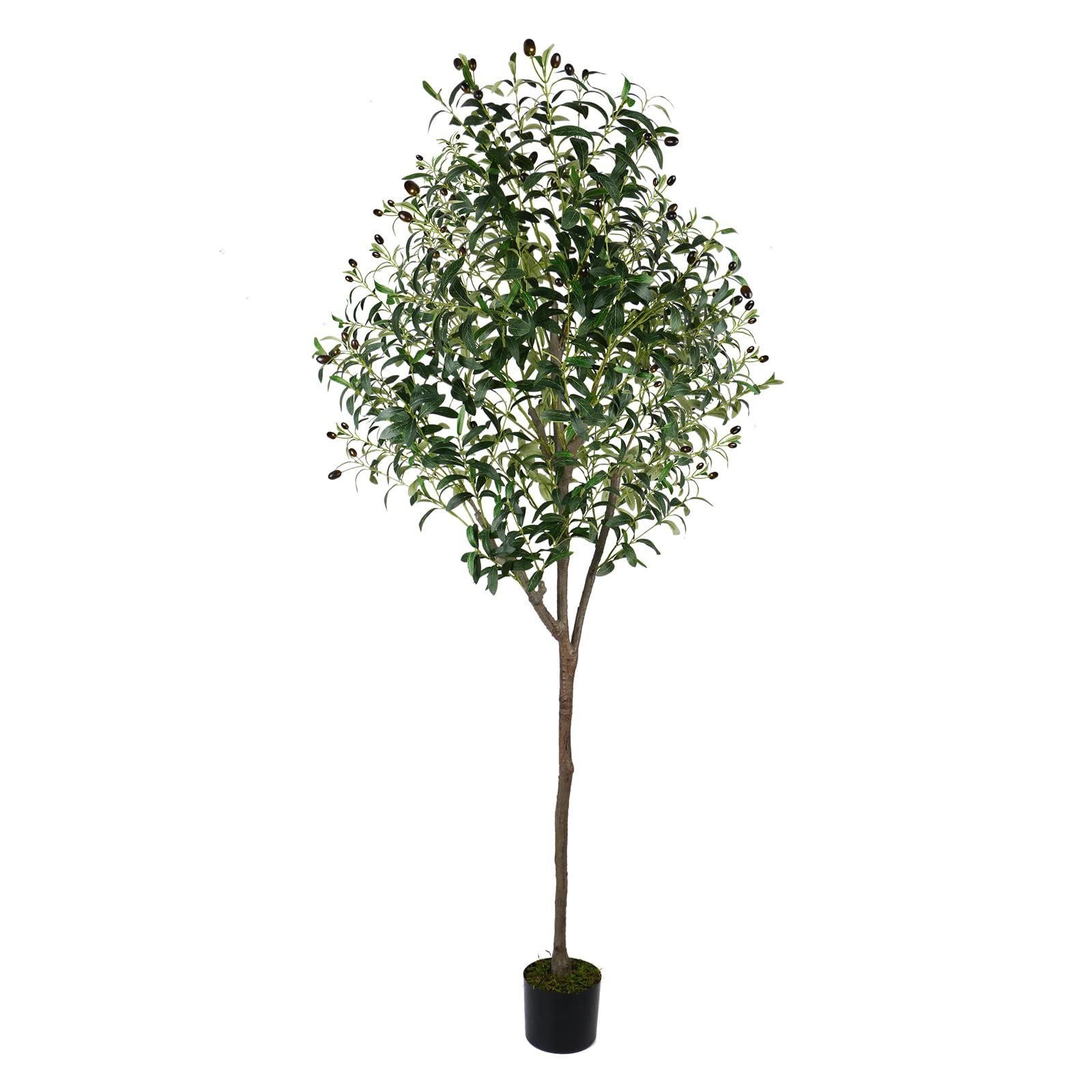 HaiSpring Artificial Olive Tree 6ft (71'') Fake Silk Perfect and Realistic Tall Artificial Plants, S | Amazon (US)