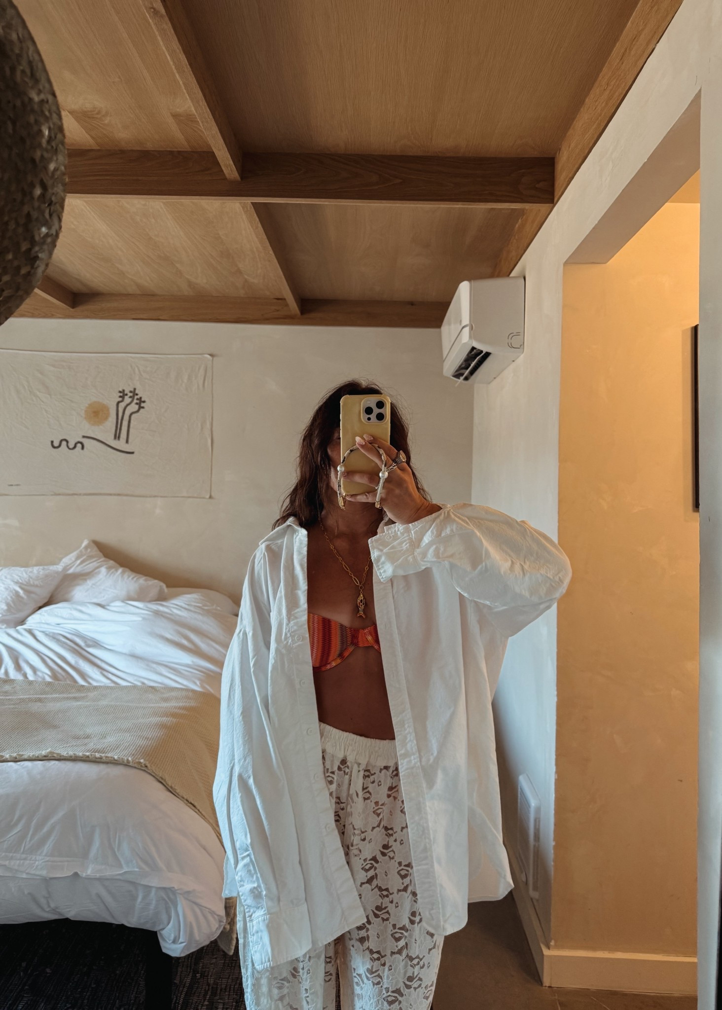 Size US6 pants and shirt. Code MAL20 on my necklace ! 

#LTKSeasonal #LTKStyleTip #LTKSwim