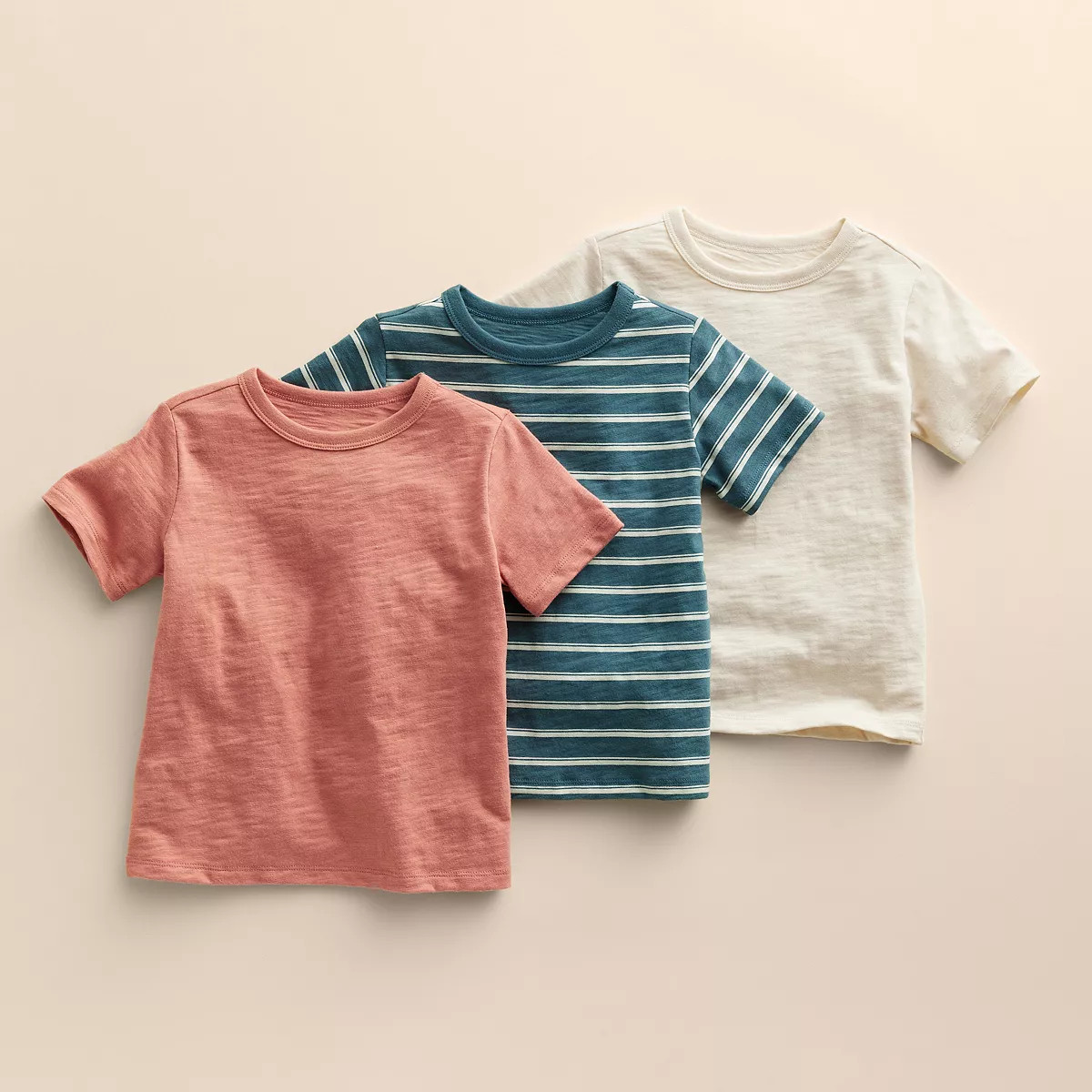 Kids 4-8 Little Co. by Lauren Conrad Organic 3-Pack Core Tees | Kohl's
