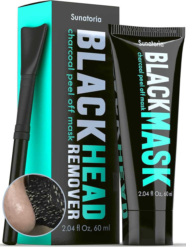 SUNATORIA Blackhead Remover Mask - for Women and Men - Activated Charcoal Peel Off Face Mask - De... | Amazon (US)