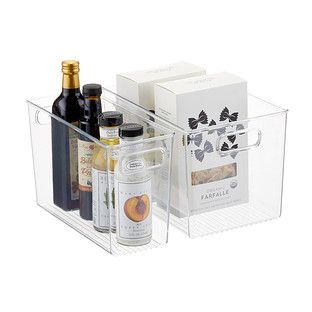 iDESIGN Linus Medium Kitchen Bin Clear | The Container Store