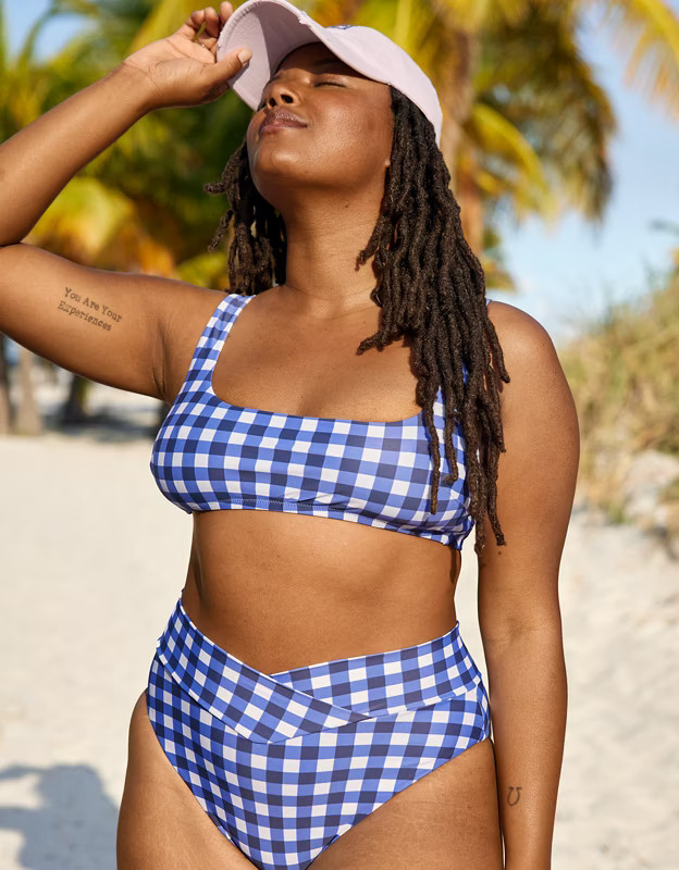 Aerie Tie Back Scoop Bikini Top | American Eagle Outfitters (US & CA)