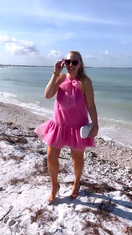 Love this pink cocktail dress with bow accent. It’s perfect for a beach wedding or tropical destination.

Wearing a large and fits true to size.

#LTKSeasonal #LTKshoecrush #LTKstyletip #LTKitbag #LTKfindsunder50 #LTKfindsunder100 #LTKover40 #LTKmidsize #LTKtravel #LTKwedding #LTKU #LTKparties #LTKGiftGuide #LTKVideo