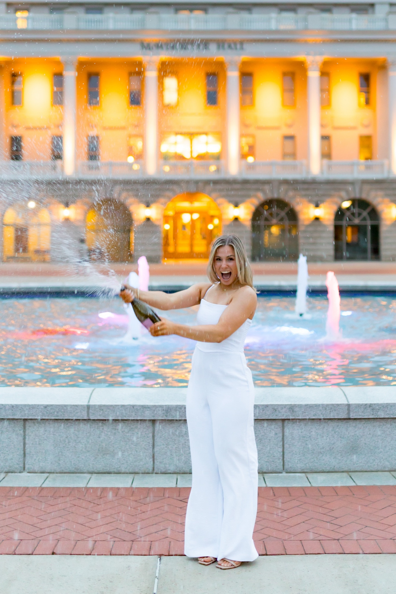 The cutest white jumpsuit with detachable straps! Perfect for bridal, graduation, you name it!!


#LTKWedding #LTKFindsUnder100 #LTKU