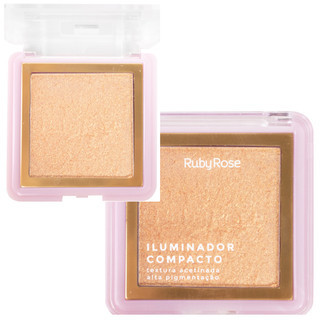 Iluminador Facial Cremoso Compacto Ruby Rose Textura Acetinada | Shopee (BR)