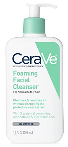 CeraVe Foaming Facial Cleanser | 12 Fl. Oz | Daily Face Wash for Oily Skin | Fragrance Free | Amazon (US)