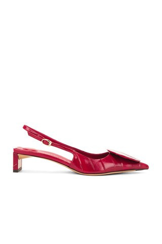 JACQUEMUS Les Slingbacks Duelo B in Red | FWRD 