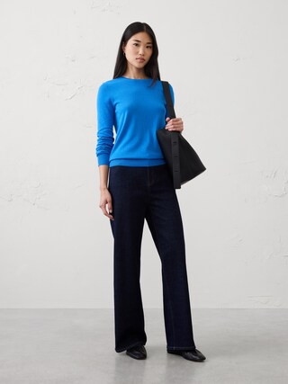 Forever Crew-Neck Sweater | Banana Republic Factory