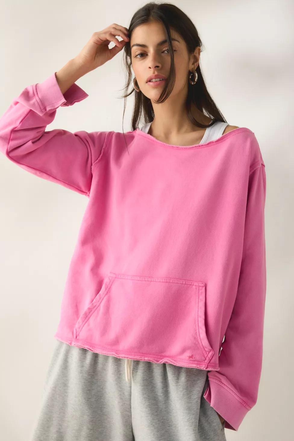 Out From Under Spring Breaker Slouch Off-The-Shoulder Pullover | Urban Outfitters (US and RoW)