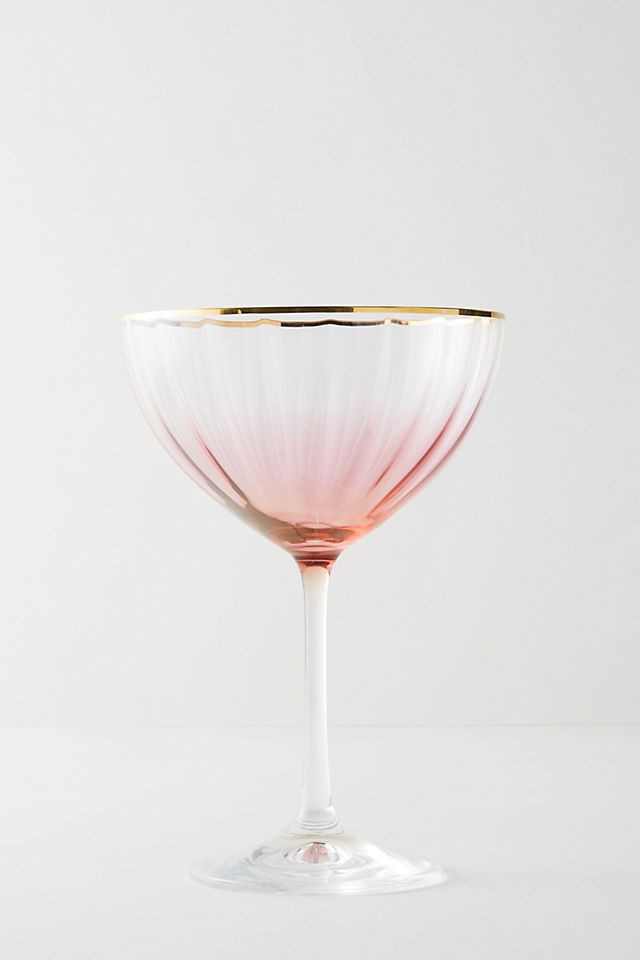 Waterfall Coupe Glass | Anthropologie (US)