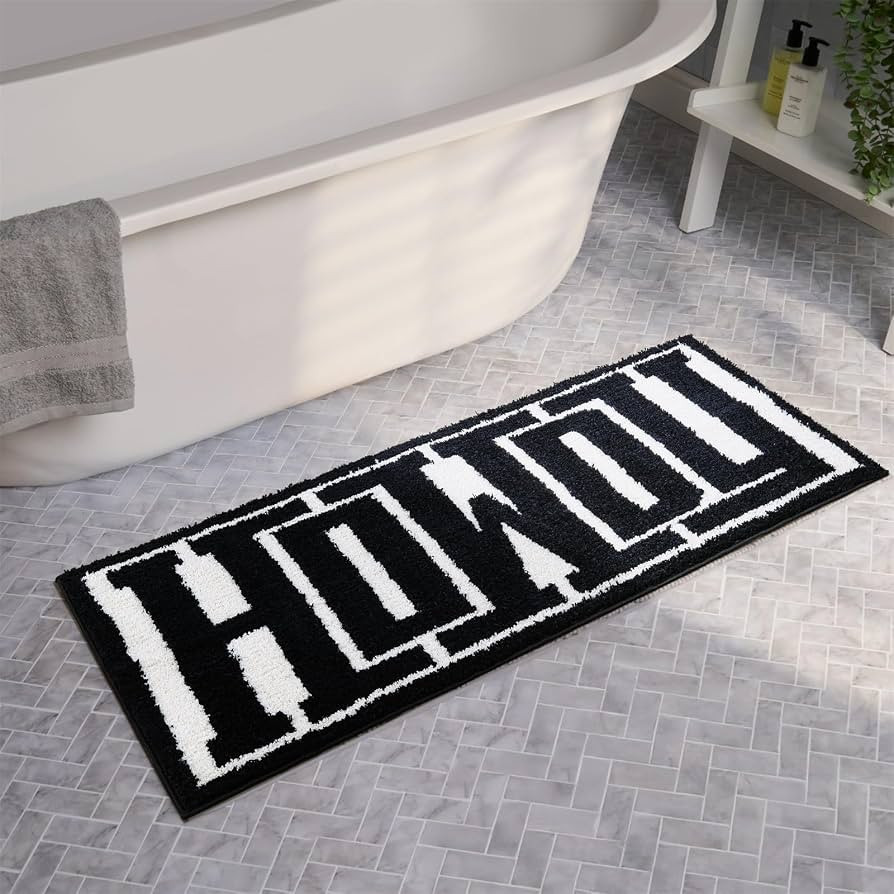RoomTalks Washable Howdy Rug Cowboy Country Rustic Southwestern 2x5 Bathroom Runner Rugs Non Slip... | Amazon (US)