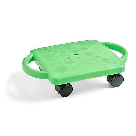 hand2mind Green Indoor Scooter Board with Handles, Gym Scooters for Kids, Recess Toys, PE Equipme... | Amazon (US)