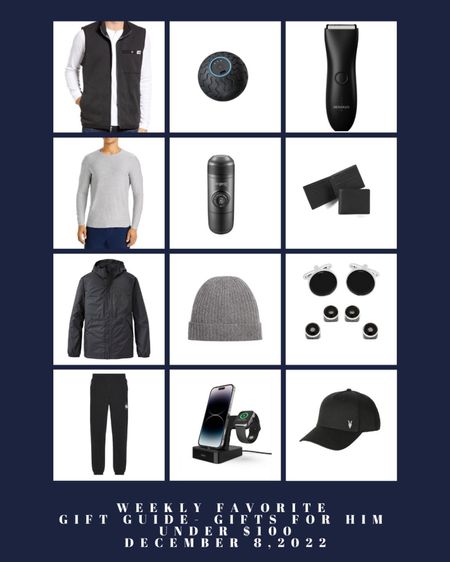 Weekly Roundup- Gift Guide For Him- Under $100- December 8, 2022 #gift #giftguide #giftsforhim #giftideas #gifts #fashion #mensfashion  #birthdaygifts #holidaygifts #giftguideforhim #holidayseason #holidayshopping #housewarminggifts #holidayseason2022 #2022holidaygiftguide

#LTKunder100 #LTKHoliday #LTKGiftGuide