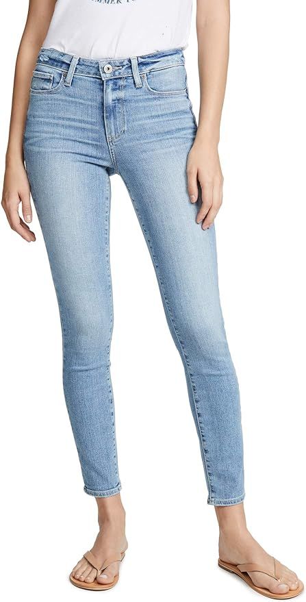 PAIGE Women's Hoxton Ankle Skinny Jeans | Amazon (US)