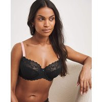 Freya Offbeat Balcony Wired Bra Black Black - Freya - Size: 36D | JD Williams (UK)