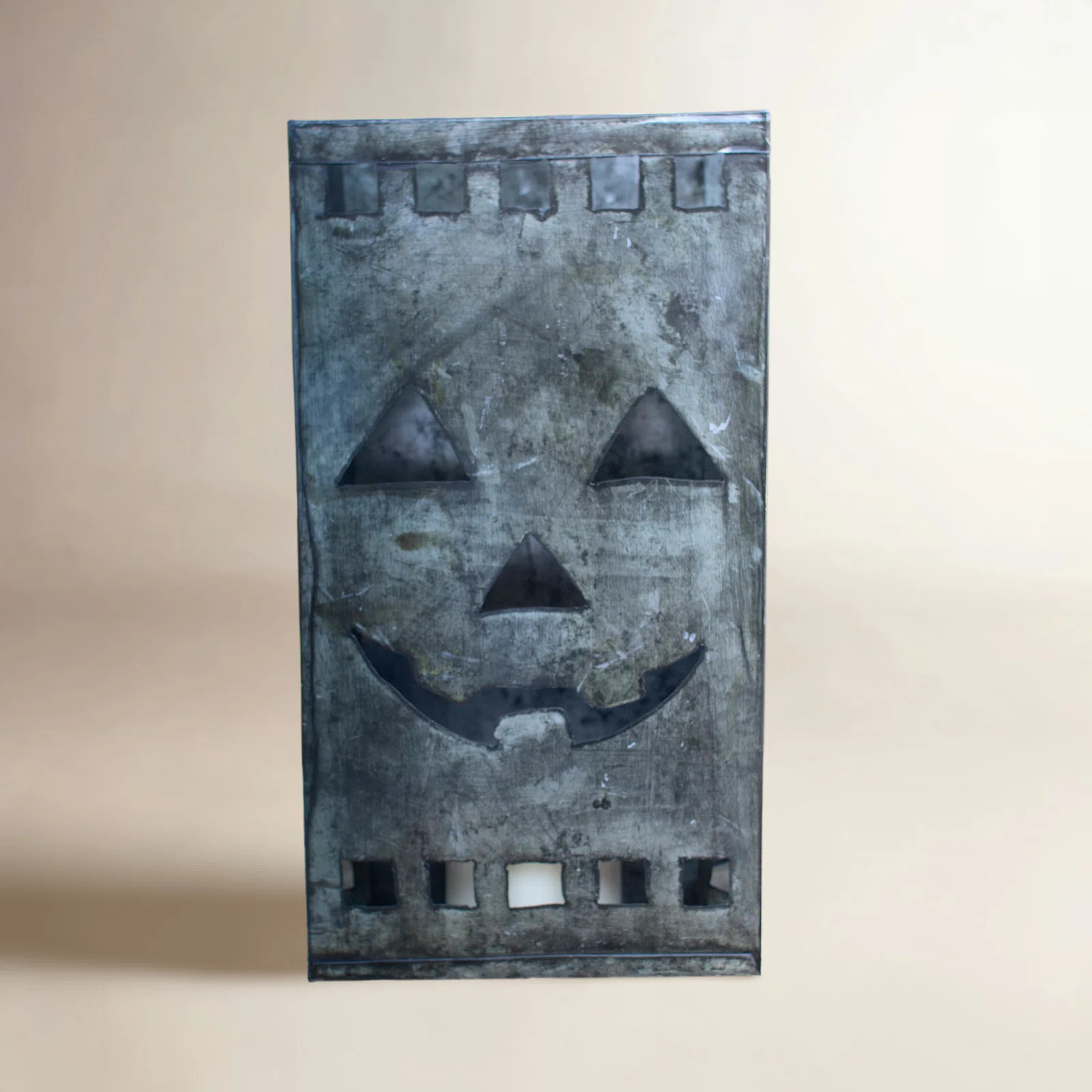 TIN BAG JACK-O-LANTERN LUMINARY | Birch Lane