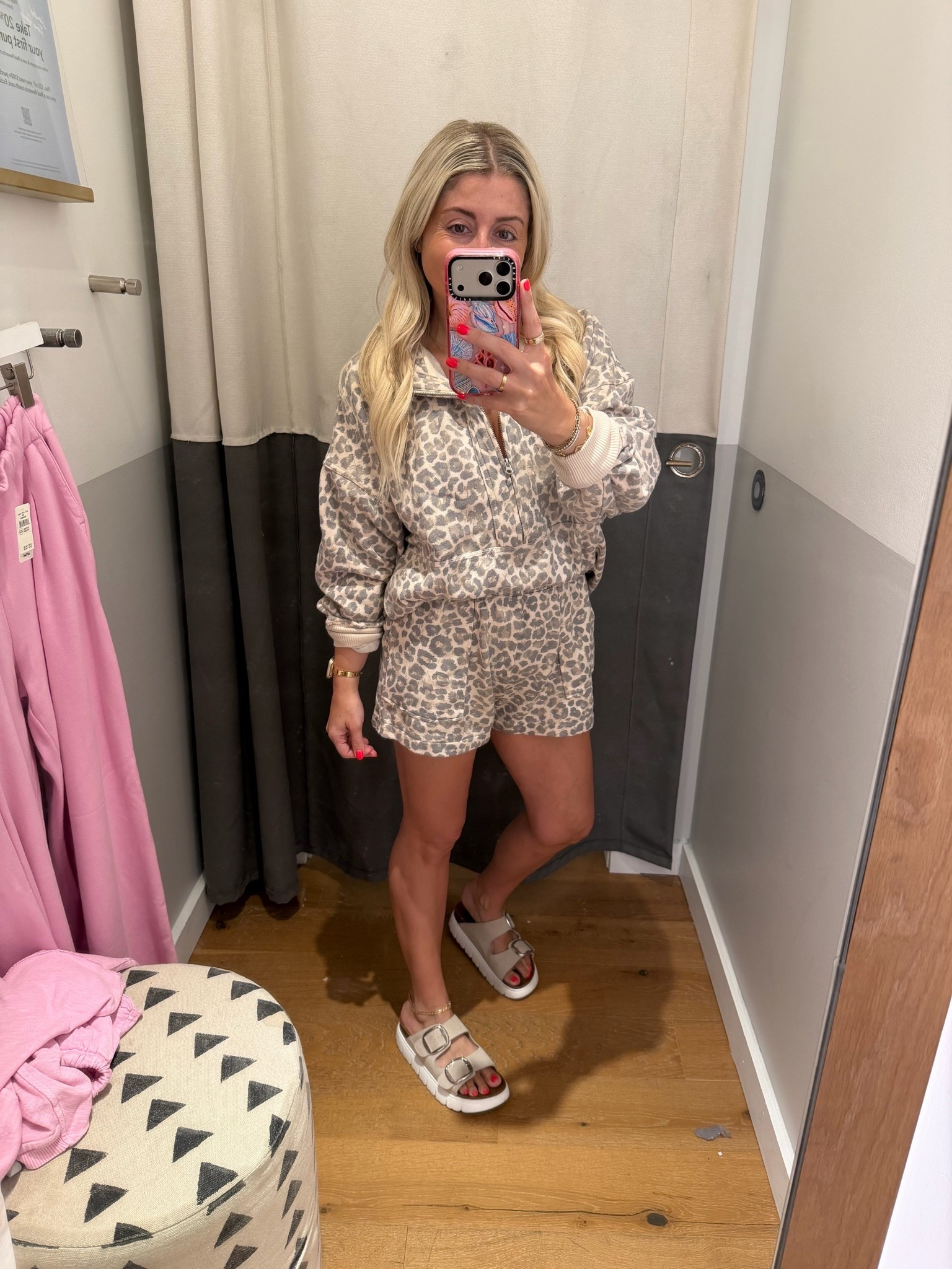 New @Aerie leopard set
Size xs
Sandals tts

#LTKSaleAlert