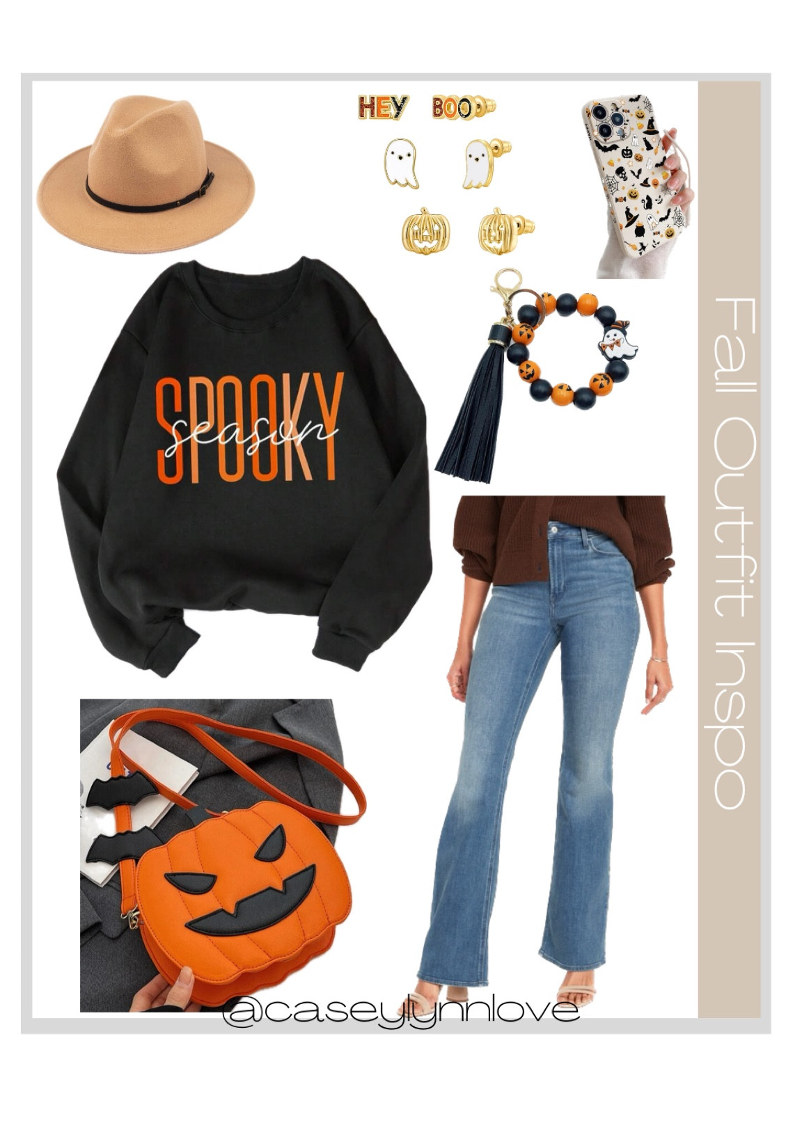 Fall outfit inspiration.

Handbag. Halloween sweater. Halloween earrings. Hats for fall. Halloween keychain. Halloween phone case. Jeans.

#LTKstyletip #LTKHalloween #LTKSale