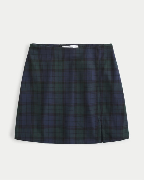 Ultra High-Rise A-Line Mini Skirt | Hollister (US)