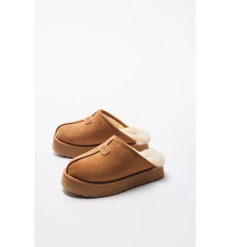 Discoquette Genuine Shearling Slide Slipper | Nordstrom