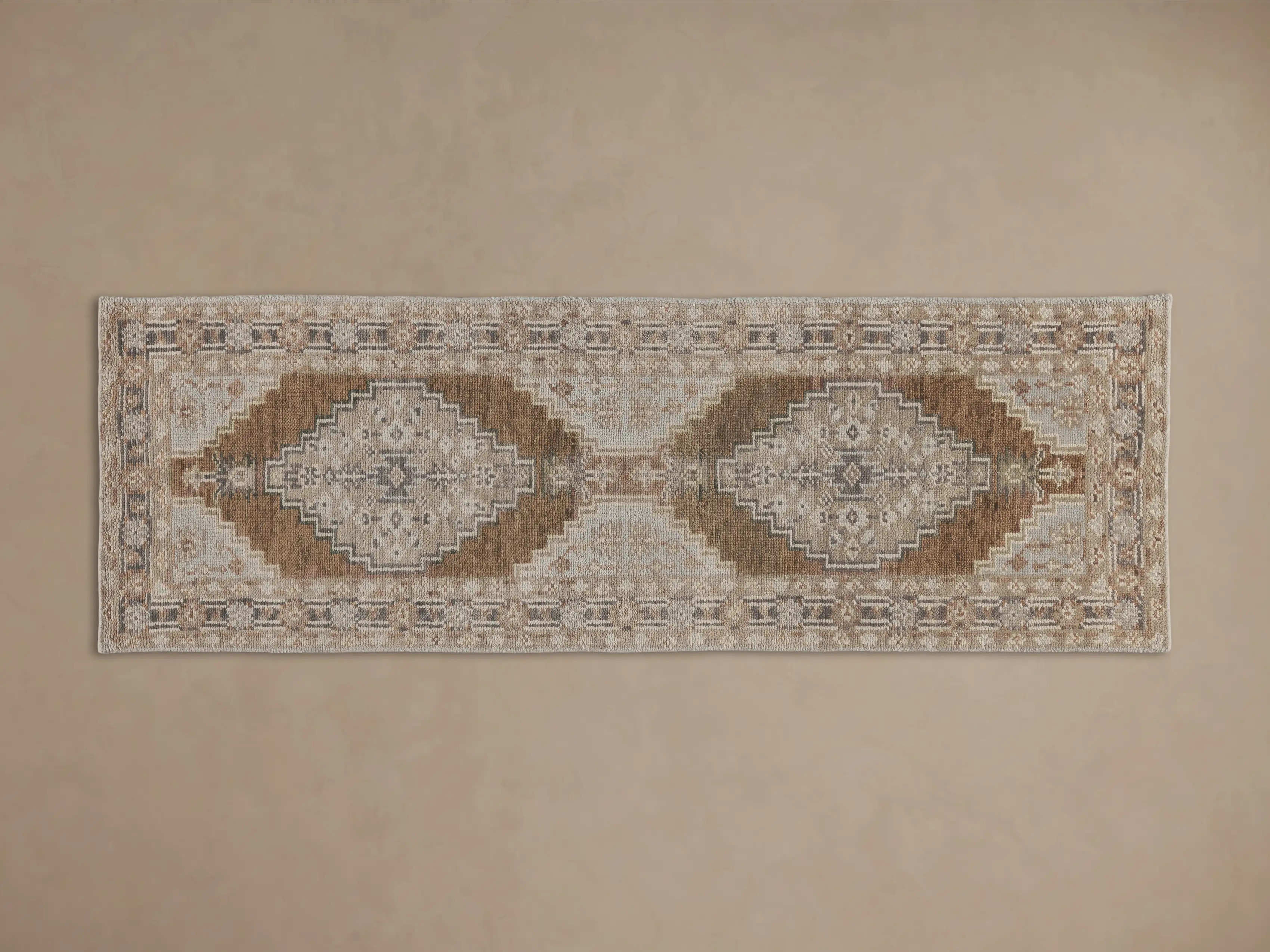 Ezra Hand-Knotted Runner Rug | Arhaus