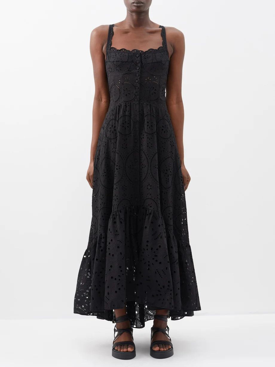 Irene broderie-anglaise maxi dress | Matches (US)