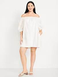 Striped Mini Swing Dress | Old Navy (US)
