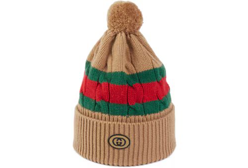 Wool knit hat with Web stripe | Gucci (US)