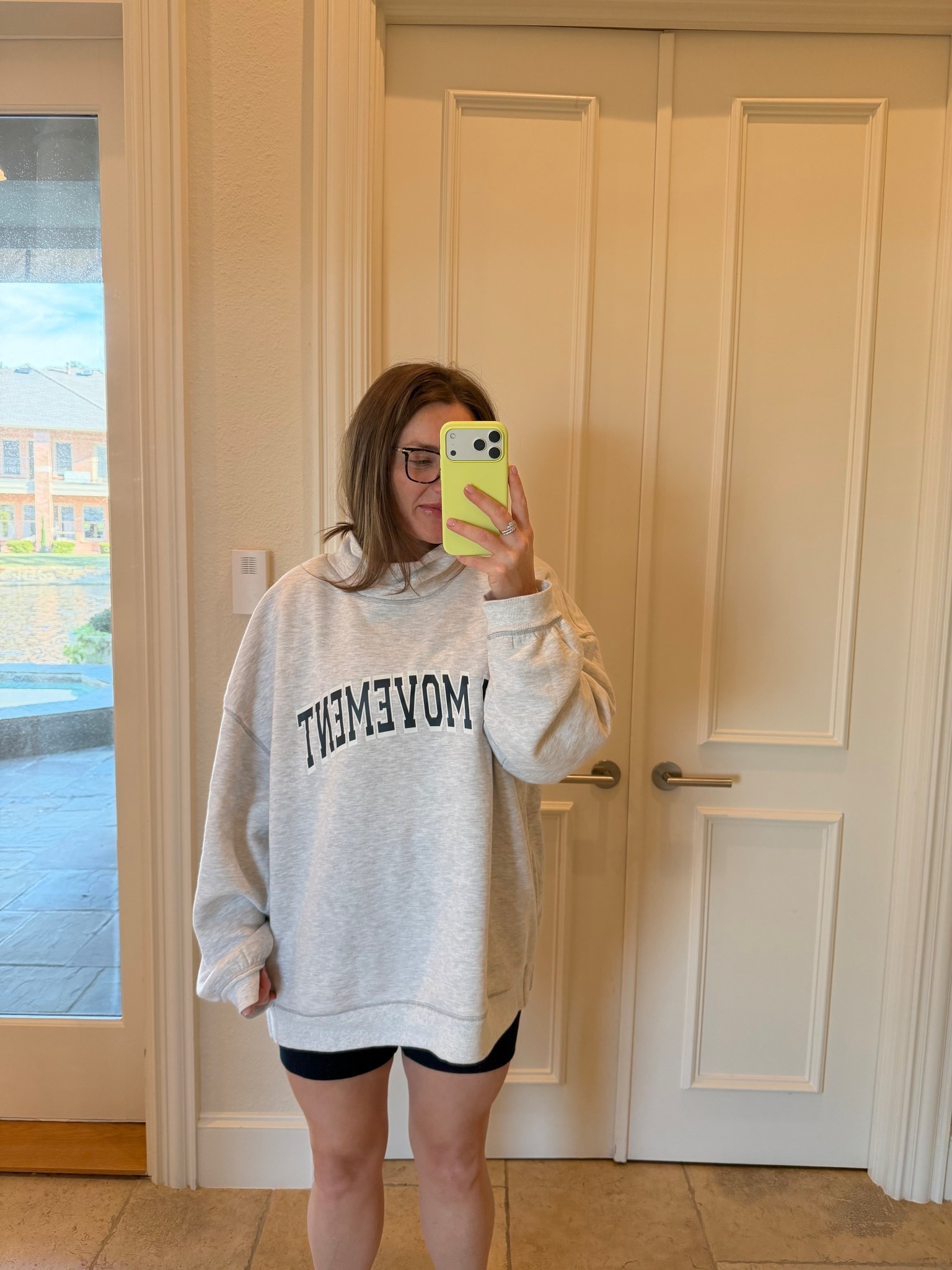 Victory Set in Heather Grey Navy Combo: large 
Free Throw Muscle Tank in White: M/L

@fpmovement
#FPMovementPartner 

#LTKMidsize #LTKActive #LTKStyleTip