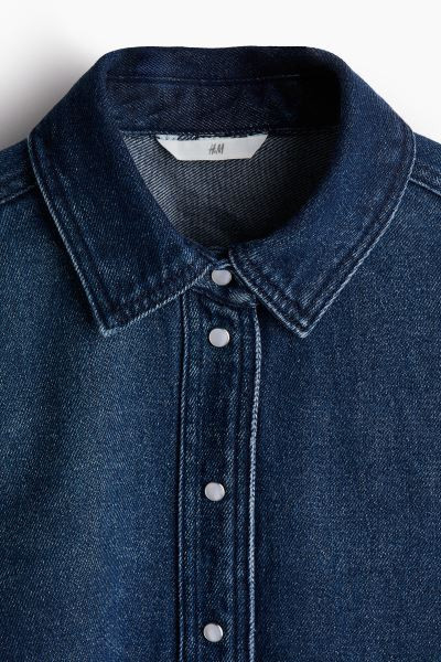 Balloon-sleeved Denim Shirt | H&M (US + CA)