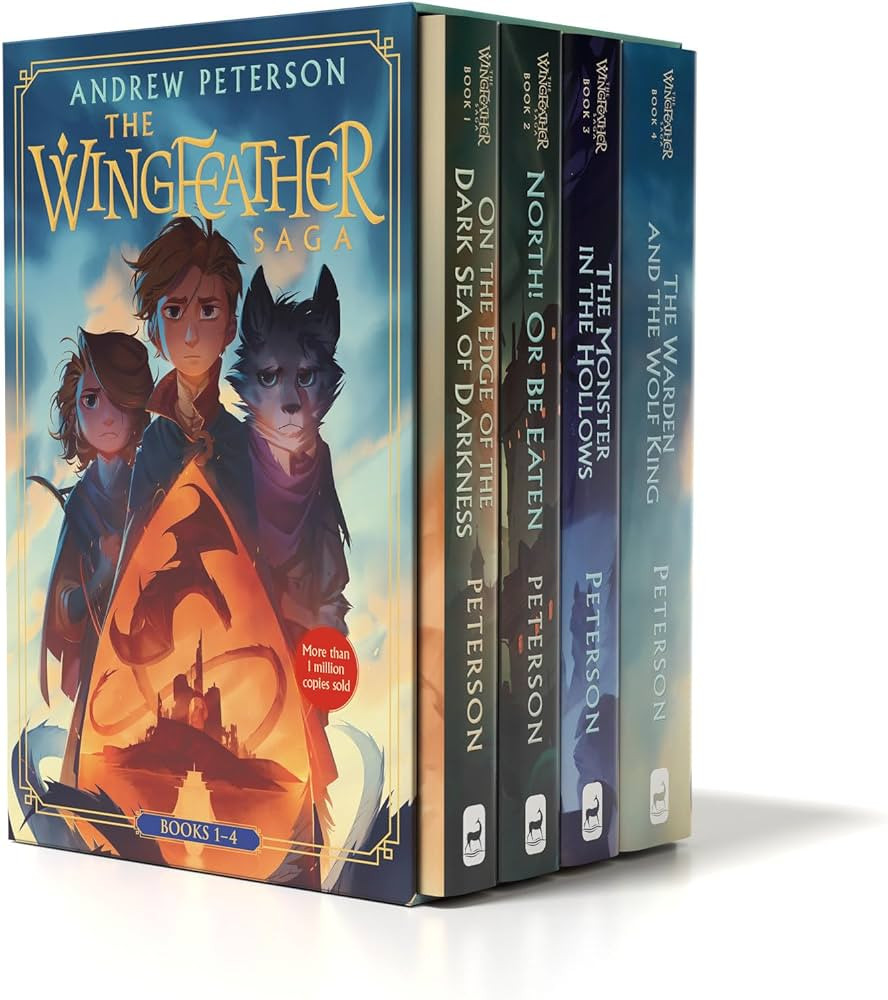 Wingfeather Saga Boxed Set: On the Edge of the Dark Sea of Darkness; North! Or Be Eaten; The Mons... | Amazon (US)