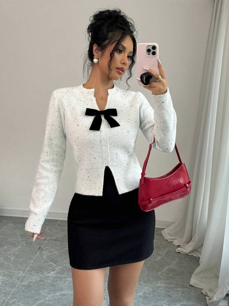 V neck sweater | SHEIN