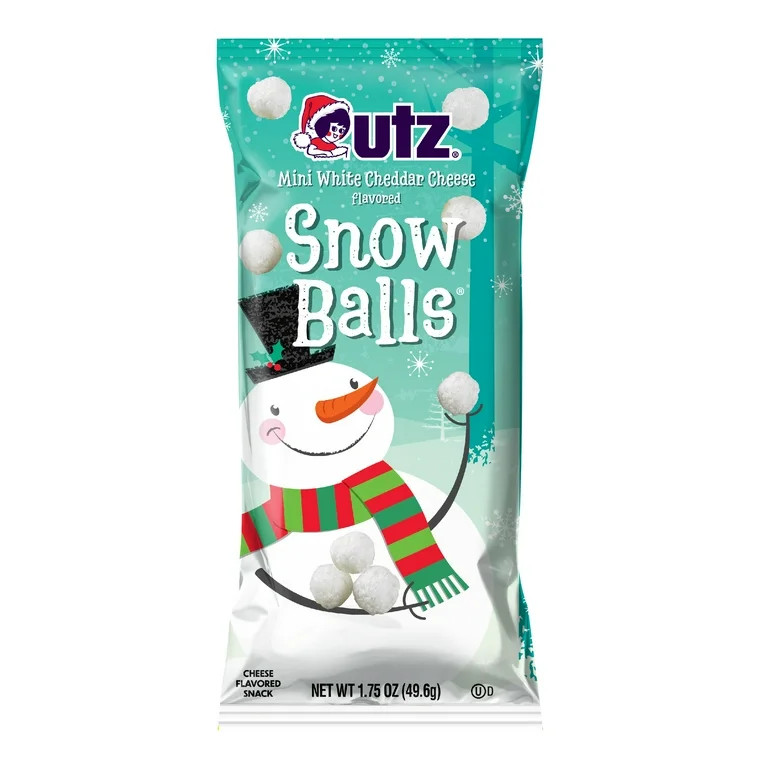 Utz Snow Balls Mini White Cheddar Cheese Balls, 1.75 oz | Walmart (US)