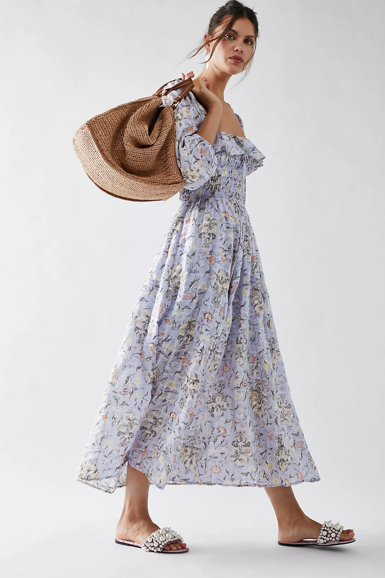 Oasis Printed Midi Dress | Free People (Global - UK&FR Excluded)