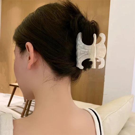 French Acetic Acid Clip Fashion Personality Trend Shark Clip - Etsy | Etsy (US)