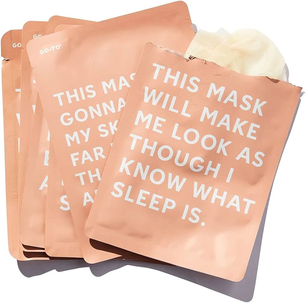 Go-To - Transformazing Natural Sheet Mask | Clean, Plant-Based, Serum-Drenched, Hydrating + Heali... | Amazon (US)