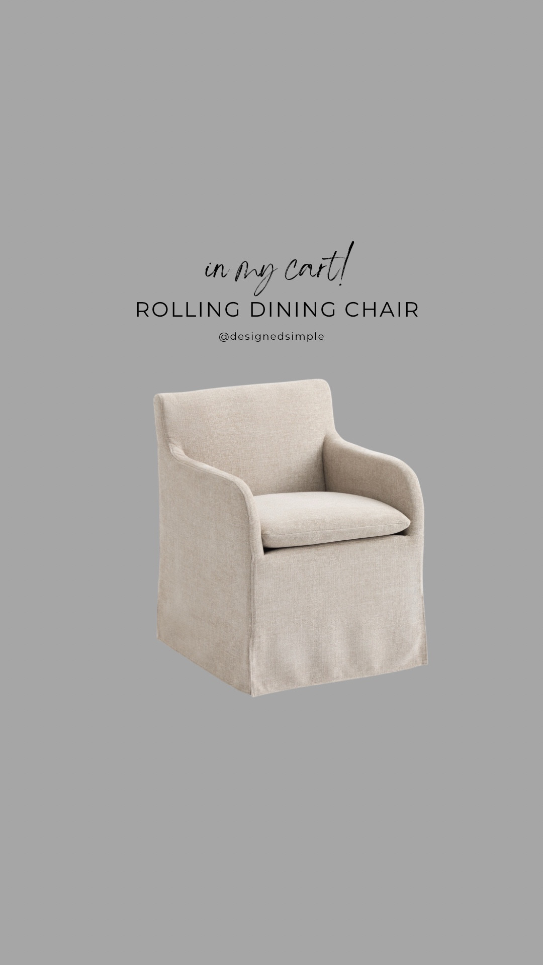 Love this updated style to my favorite Elena dining chairs! Upholstered and rolling dining chairs are the perfect head chairs for any dining room decor! linen upholstered dining chairs 

 #LTKHome #LTKSaleAlert #LTKStyleTip