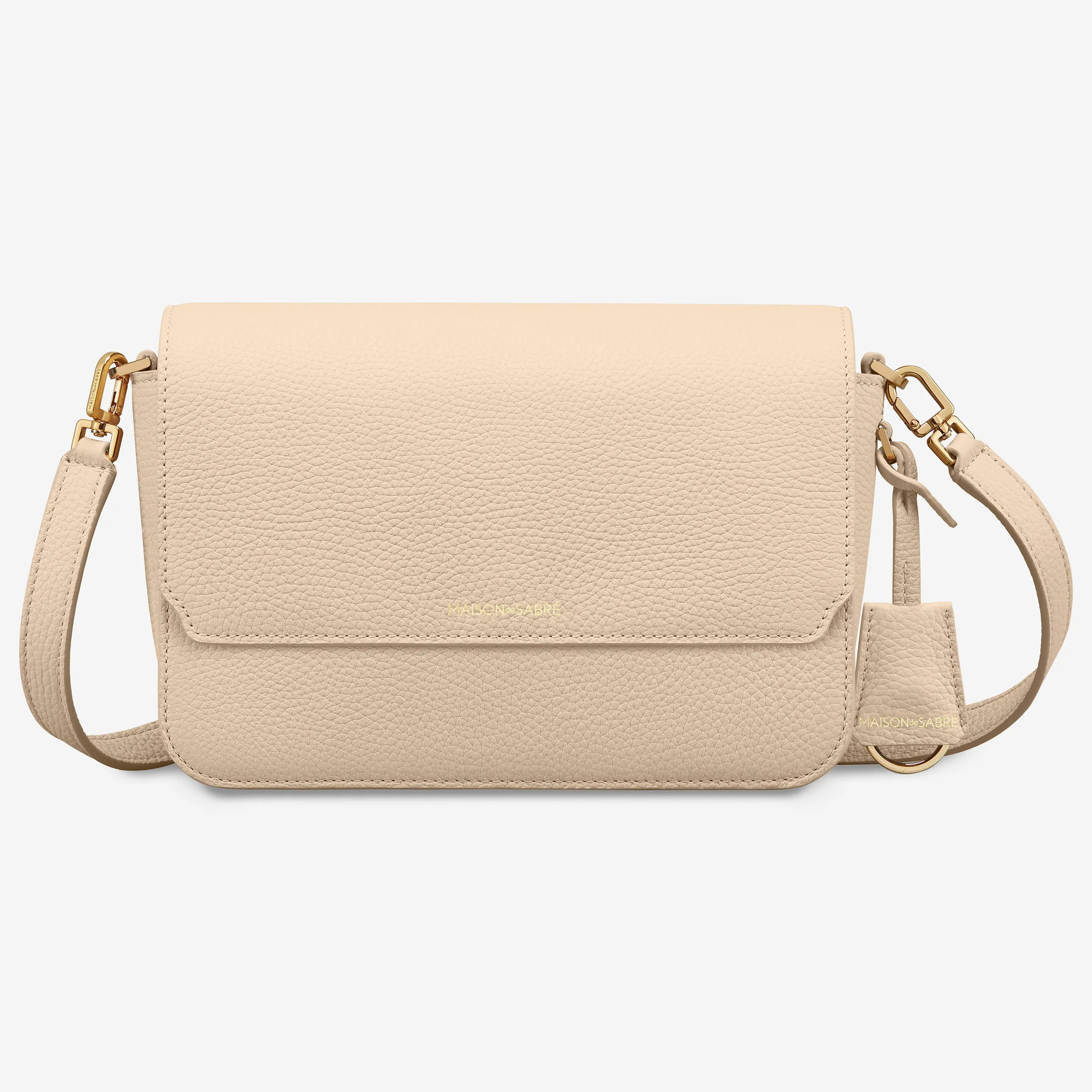 The Medium Flap Bag - Saharan Nude | Maison de Sabre (Australia & NZ)