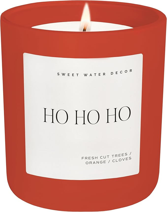 Sweet Water Decor Warm and Cozy Soy Candle - Orange, Cinnamon, Clove, and Pine Scented Candle for... | Amazon (US)